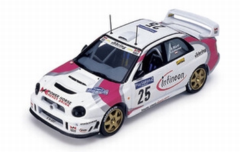 Subaru impreza WRC #25 Infeneon Tour de Corse 2001  1/43