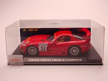 Chrysler viper GTS-R British GT champion 98  1/32