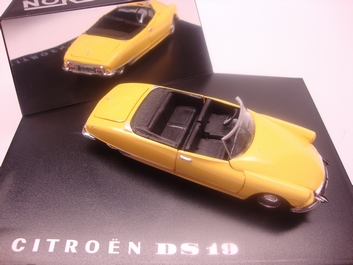 Citroen DS 19 Cabriolet Geel Yellow  1/43