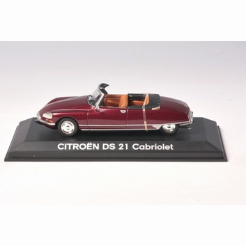 Citroen DS 21 Cabriolet Bordeaux + extra roof Dak  1/43