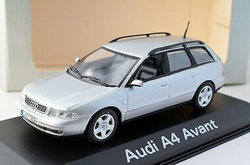Audi A4 Avant silver zilver  1/43