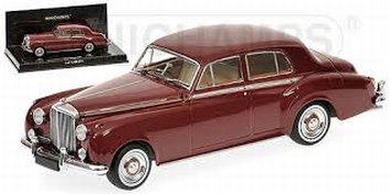 Bentley S2 Standaard Saloon 1960 Red Rood  1/43