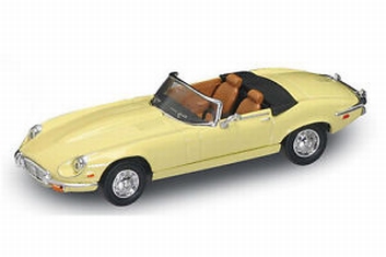 Jaguar E Type 1971  Yellow Geel Cabrio   1/43