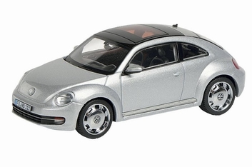 VW Volkswagen Beetle Reflex silver Zilver  1/43
