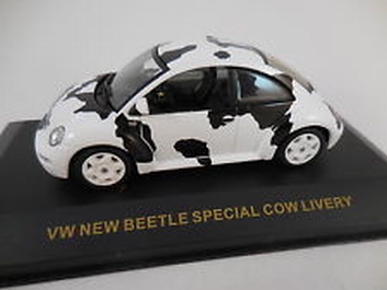 VW Volkswagen New Beetle Cow Delivery Koe Uitvoering  1/43