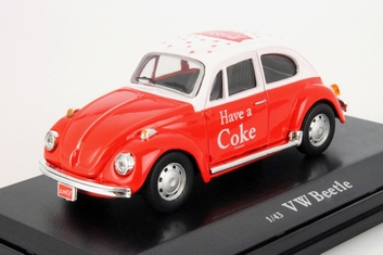 VW Volkswagen Beetle Kever 1966 Coca Cola   1/43