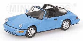 Porsche 911 Targa 1991 Blue Blauw  1/43