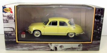 Panhard Dyna Z1 Luxe special 1954 Yellow Geel  1/43