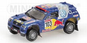 VW Volkswagen Touareg Paris Dakar 2005 #103 Red Bull  1/43