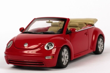 VW Volkswagen new Beetle Red Rood Cabrio  1/43