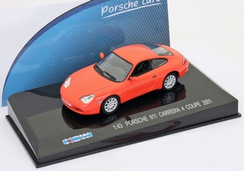 Porsche 911 Carrera 4 Coupe 2001 Orange Oranje  1/43