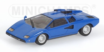 Lamborghini Countach LP400 Blue Blauw   1/43
