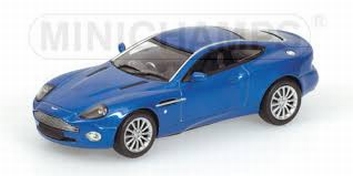 Aston Martin Vanquish Blue Blauw   1/43