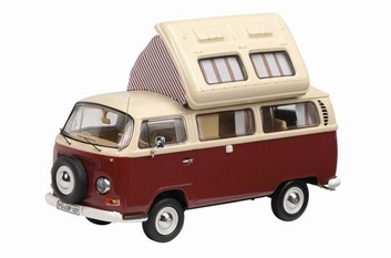 VW Volkswagen T2a Brown Beige Bruin Beige Camper Mobile home  1/43