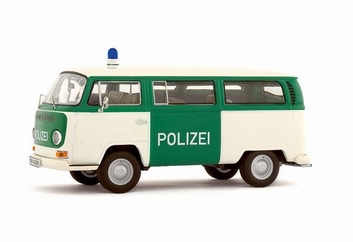 VW Volkswagen T2 Bus Polizei Police Politie   1/43