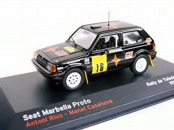 Seat Marbella Proto # 16 Rally de Toledo 1989  1/43