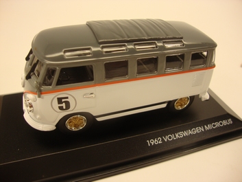 VW Volkswagen microbus T1 1962 # 5 Grey white  grijs wit  1/43