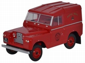 Land Rover series II SWB Hard top Royal mail red rood  1/43
