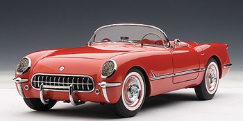 Chevrolet Corvette 1954 red  rood  Cabrio  1/18