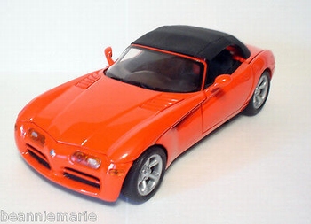 Dodge 1997 Cabrio Consept car Oranje Orange  1/18