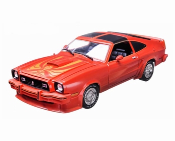Ford Mustang 1978 King Cobra Rood Goud  Red Gold  1/18