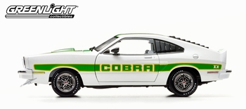 Ford Mustang  1978 Cobra II Wit Groen  White Green  1/18