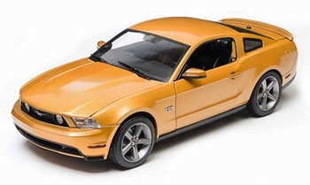 Ford Mustang GT 2010  Goud Gold  1/18