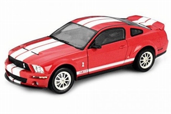 Ford Mustang 2007  Shelby GT 500 Rood Red  1/18