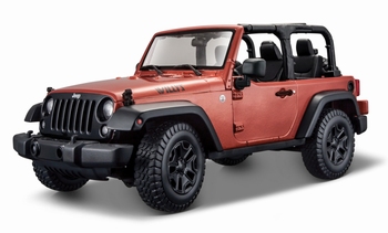 Jeep Wrangler 2014 Willys Special Rood Red Cabrio  1/18
