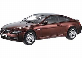 BMW M6  Rood  bordeaux Red  1/18