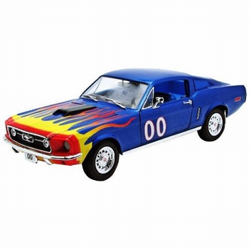 Ford Mustang  Cooters Blauw  Blue  1/18