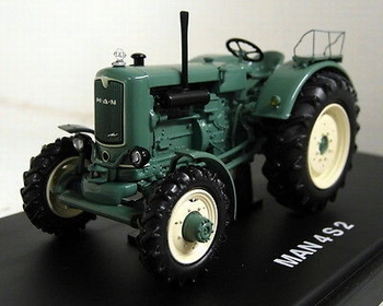 MAN Tractor  4 S 2 Groen Green  1/43