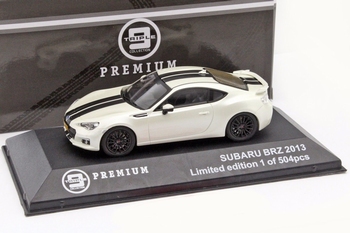Subaru BRZ 2013  parelmoer Wit  pearl White  1/43