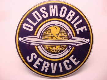 Oldsmobile  Servive Ø 10 cm Emaille