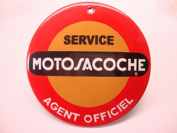 Motosacoche Service Agent Officiel Ø 10 cm Emaille