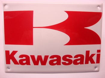 Kawasaki 10x 14 cm Emaille