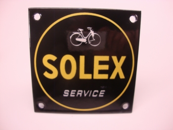 Solex Service 10 x 10 cm Emaille
