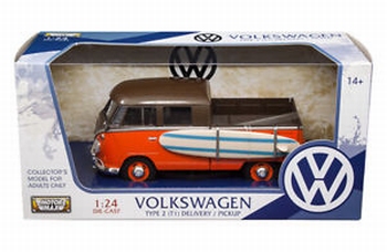 VW Volkswagen Type 2 ( T1 ) Pick up with surf board  1/24