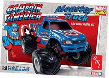 Ford Monster truck Capitain America 