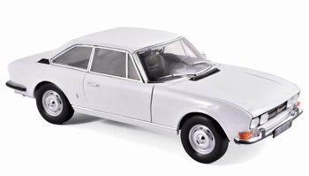 Peugeot 404 Coupe 1967 Wit arosa  white  1/18
