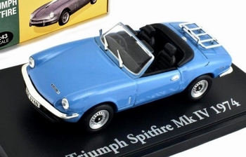 Triumph Spitfire L Blauw Cabrio   1/43