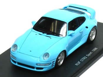 Porsche RUF CTR2 Sport 1996 Blauw Blue   1/43