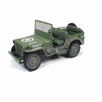 Jeep Willy's MB Groen Army dirty  1/18