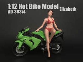 Elizabeth hot bike model  1/12
