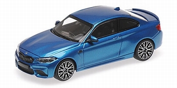 BMW M2 Competition 2019 blauw - blue  1/43