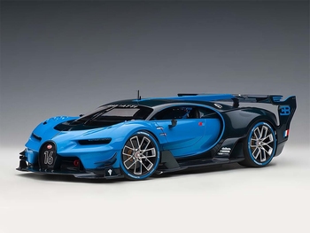 Bugatti Vision GT 2015 Licht race blauw / Light race blue  1/18