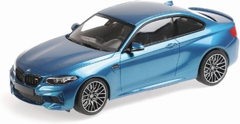 BMW M2 Competition Blauw - Blue  1/18