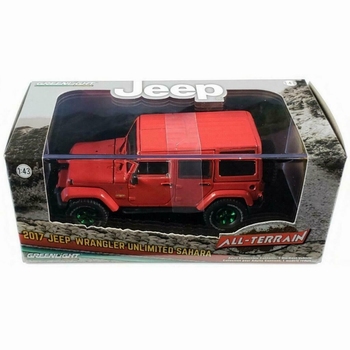 Jeep Wrangler 2017  unlimited Sahara Rood - Red  1/18