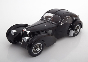 Bugatti Type 57 SC Atlantic Zwart - Black  1/18