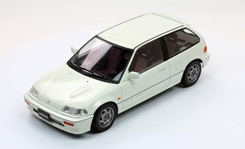 Honda Civic 1987 ef3 si Wit - White   1/18